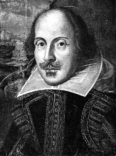 Classic, Black and White Shakespeare Image