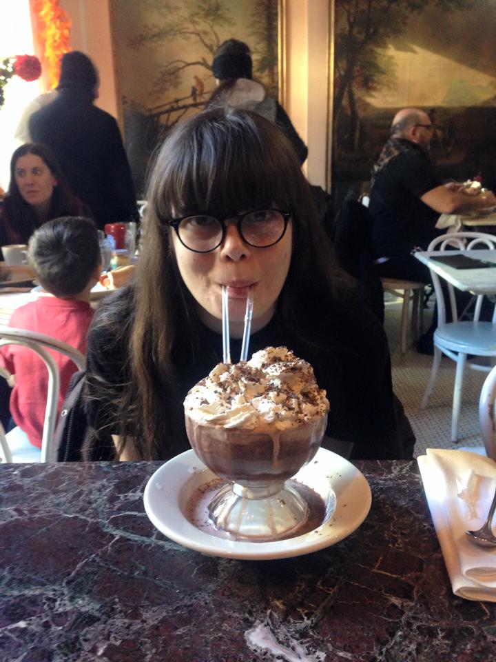 Lauren and a Frozen Hot Chocolate