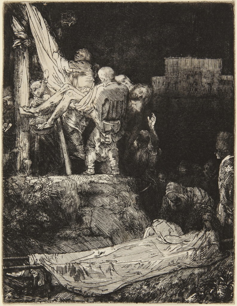 "Descent from the Cross by Torchlight"