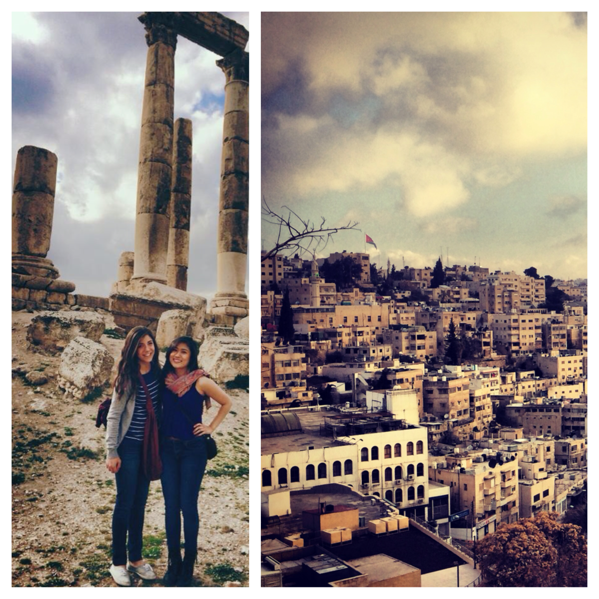 Views from the Citadel in Amman, Jordan