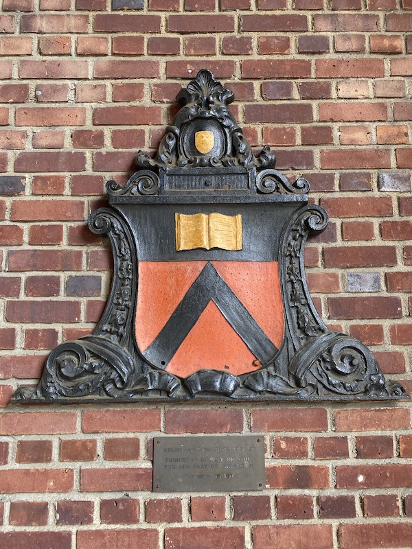 Princeton shield plaque