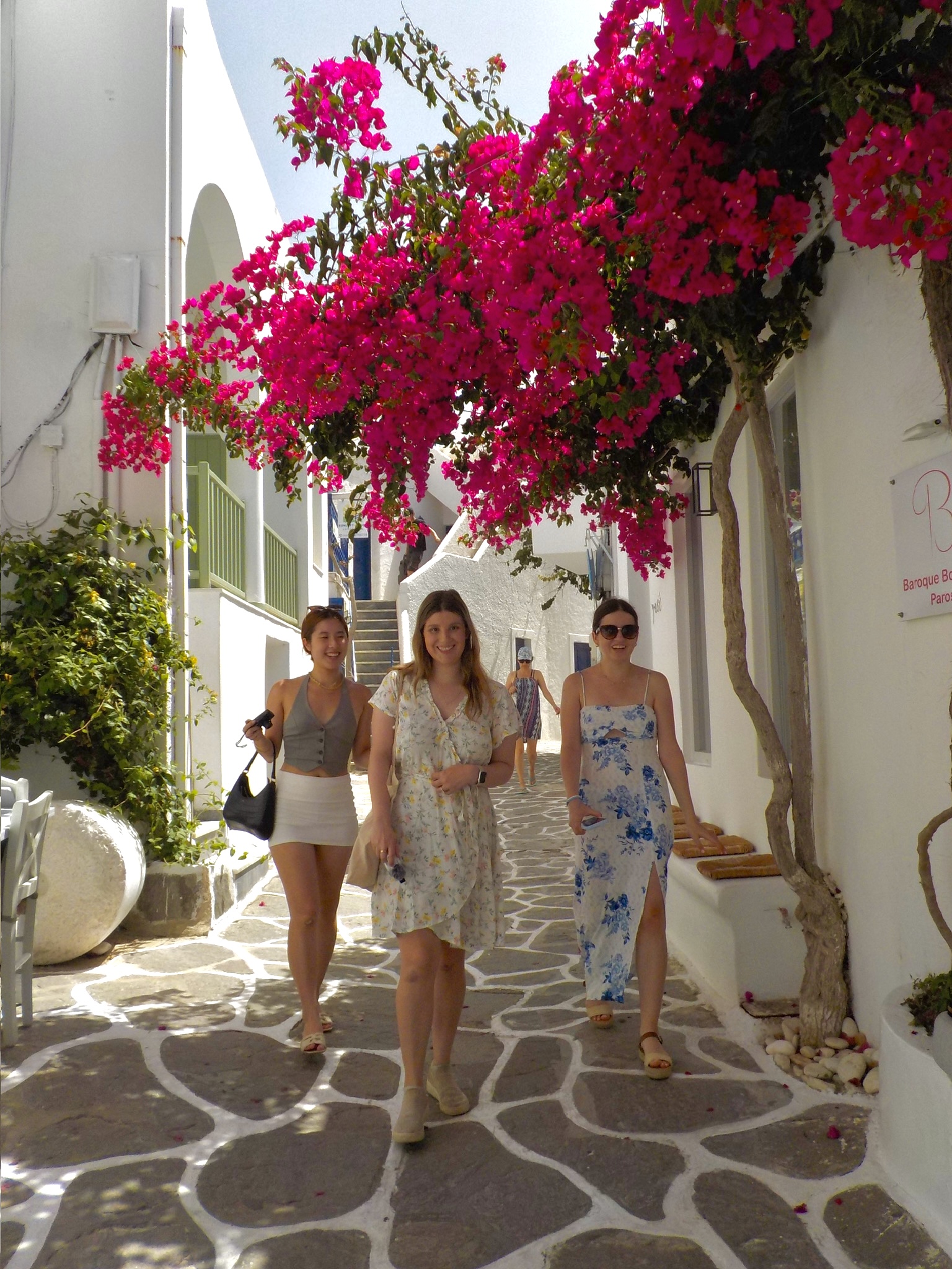 Exploring the streets of Paros 