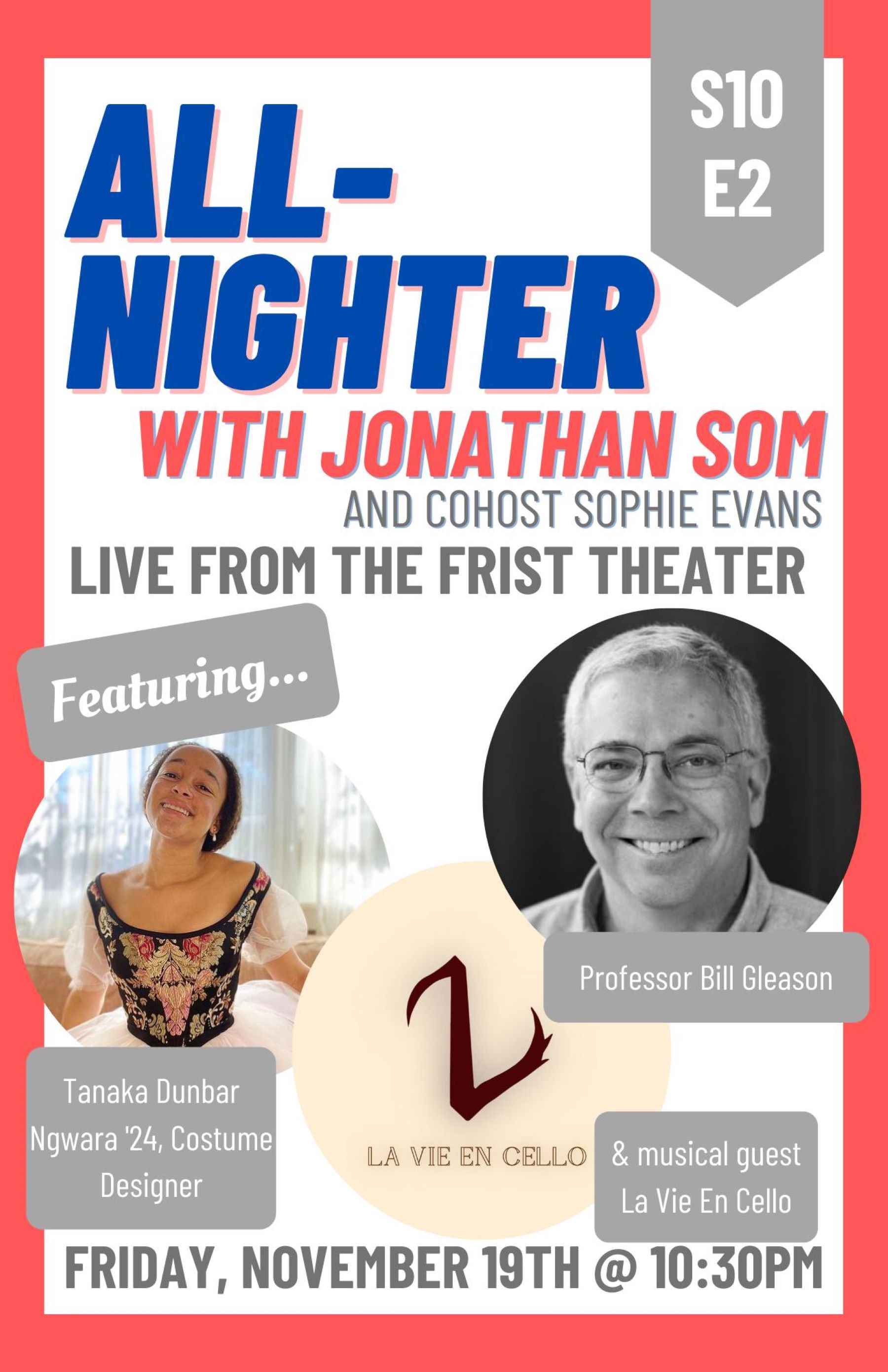 All Nighter Flyer All Nighter Flyer featuring faculty guest and student