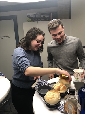 Baking challah bread