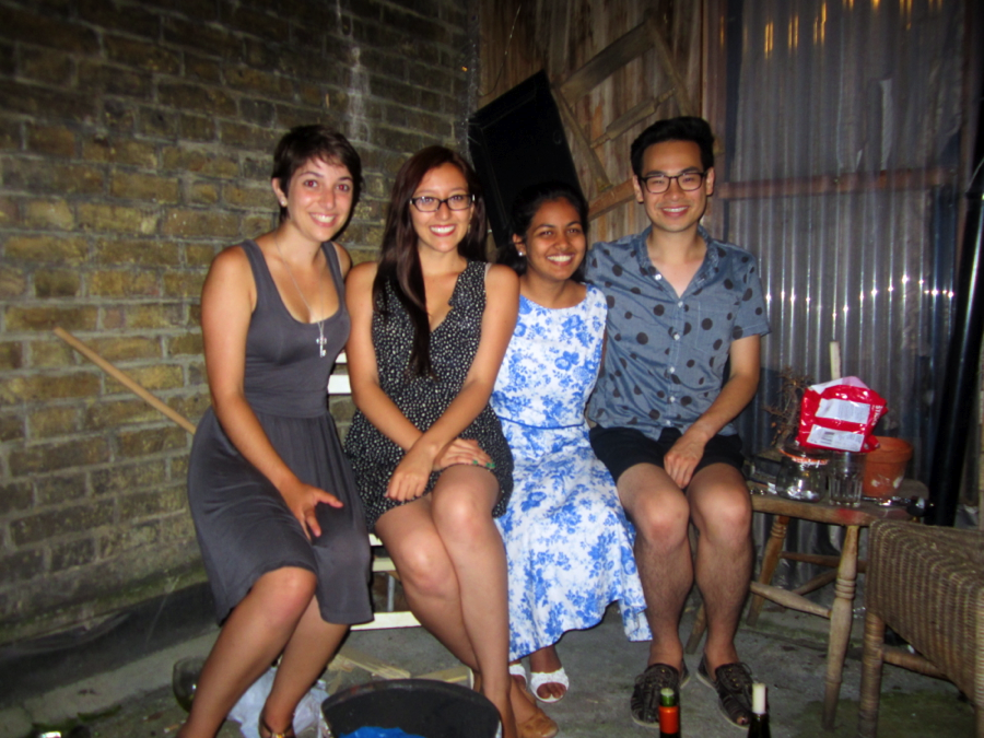 Princetonians hanging out in London