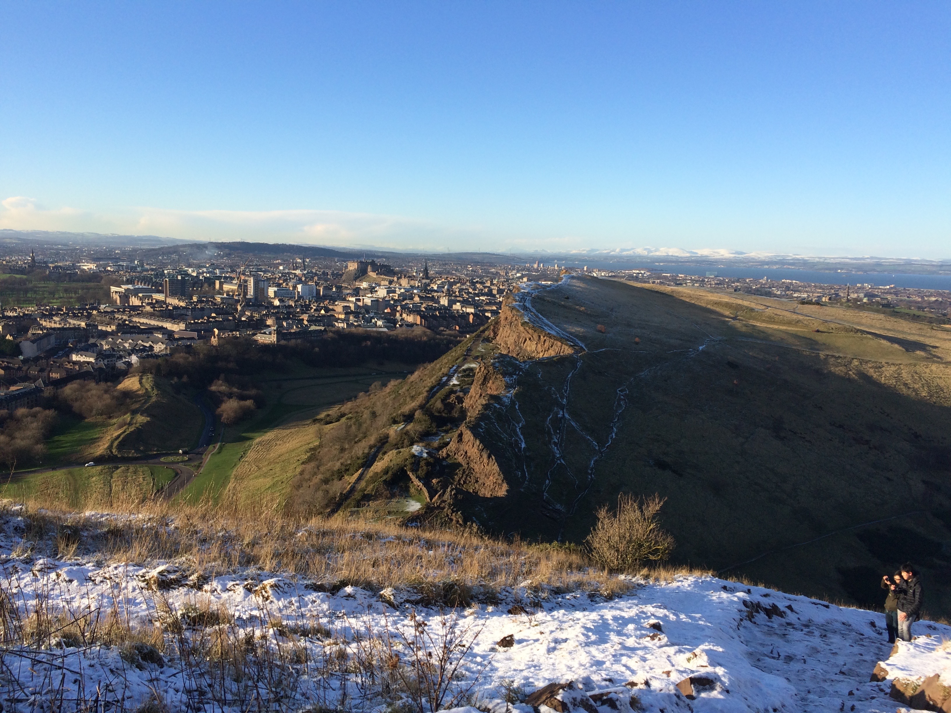 The view from Arthur's Seat