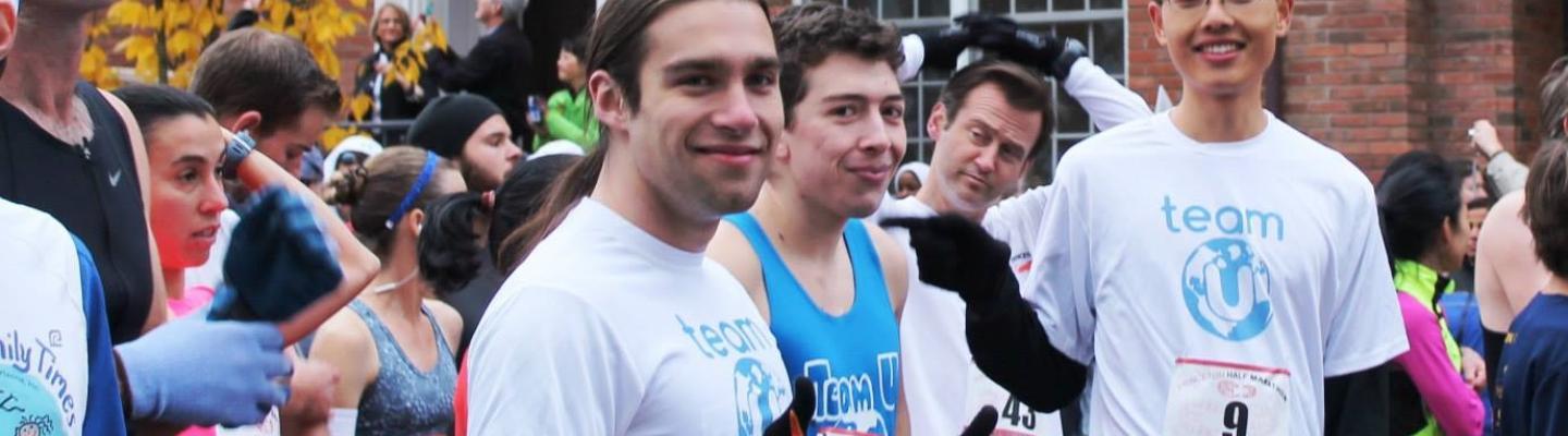 Start Line of Princeton Half Marathon
